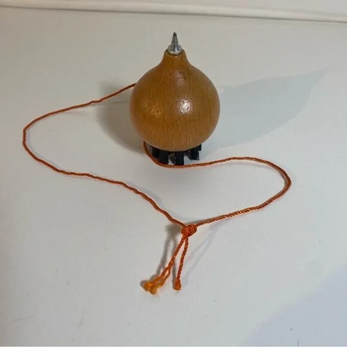 Golf Ball Brush Birch Wood Cleaner on a String Made in Sweden Sticker
