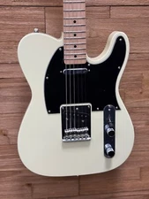 Oscar Schmidt OS-LT-IV-MF Tele style Guitar- Ivory White  w/Maple neck -Open Box