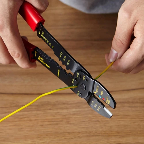 Herramienta de engarce ajustable cortador de alicates automático de cables Reino Unido - Imagen 4 de 13