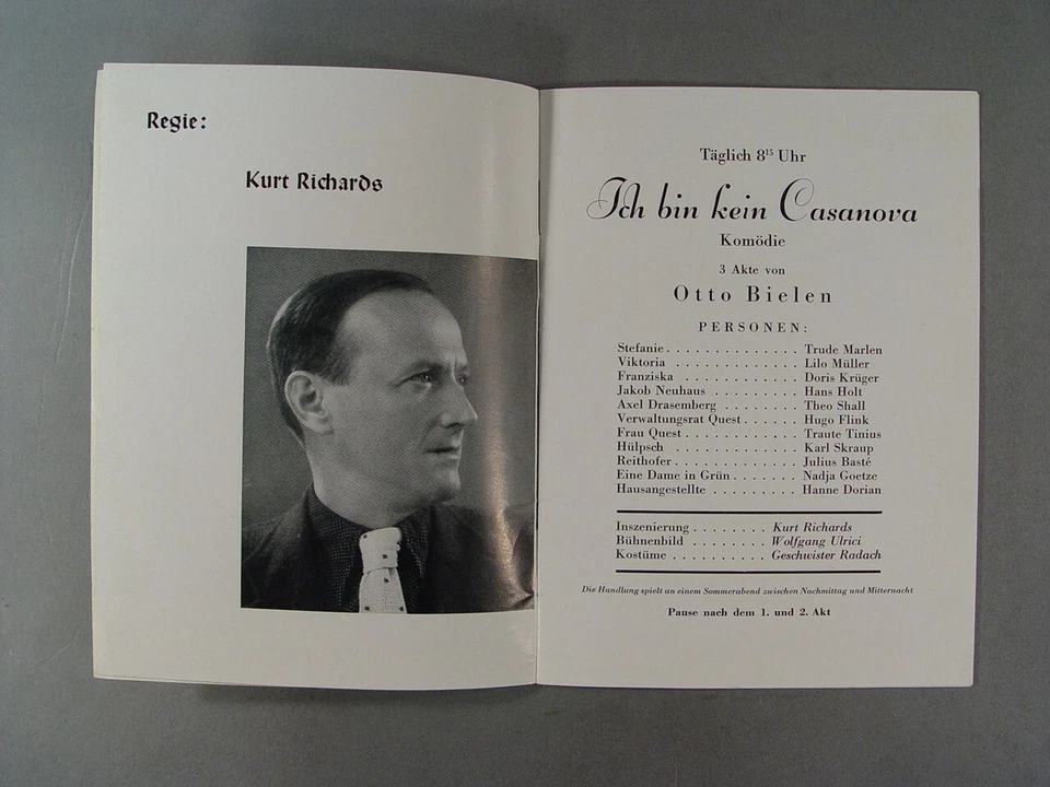 135957, Programm Programmheft, RENAISSANCE-THEATER, Juli-August 1938 - Bild 3 von 4