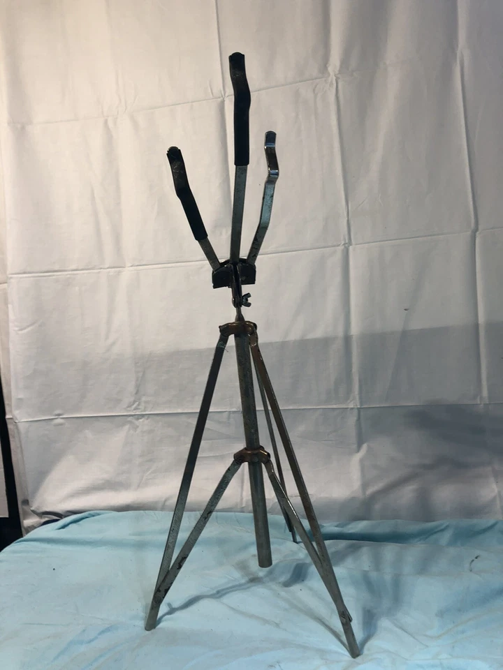 SOPORTE CAJA CROMO BASE PLANA SLINGERLAND AÑOS 60/70 - HECHO EN EE. UU. Foto 3 de 4