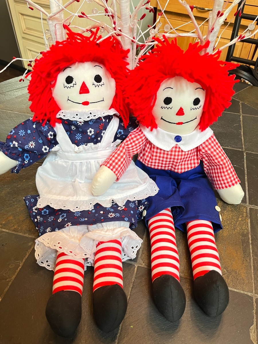 New Handmade Raggedy Ann and Andy Dolls | eBay