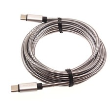 For Galaxy S20/S21/S23/FE Type-C to USB-C 6ft Metal PD Cable Charger Cord Power