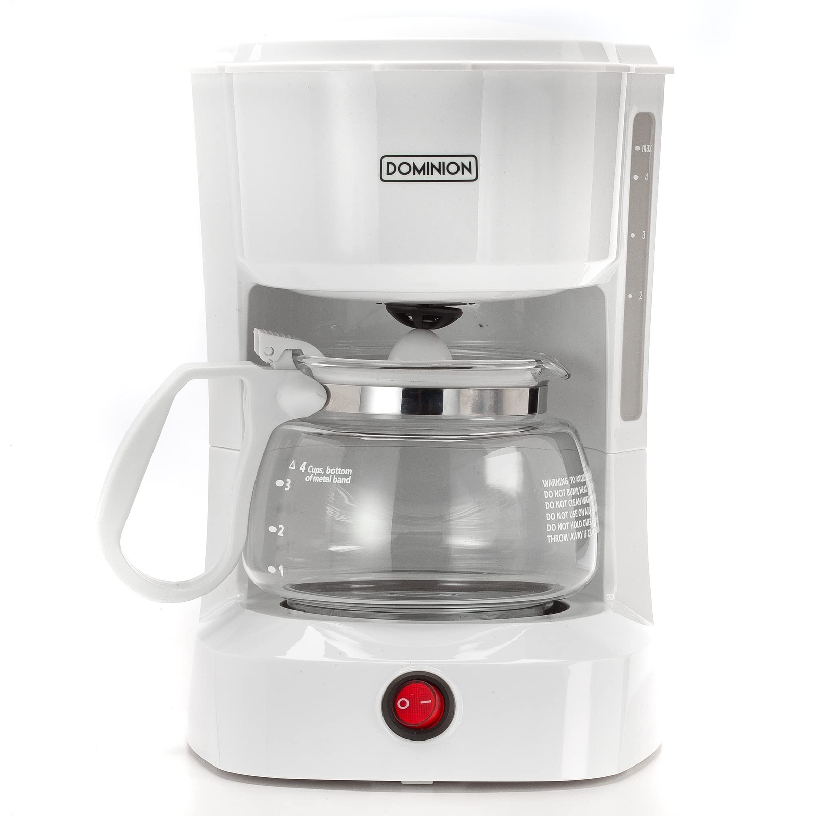Dominion 4-Cup Coffeemaker Compact Coffee Pot Brewer Machine