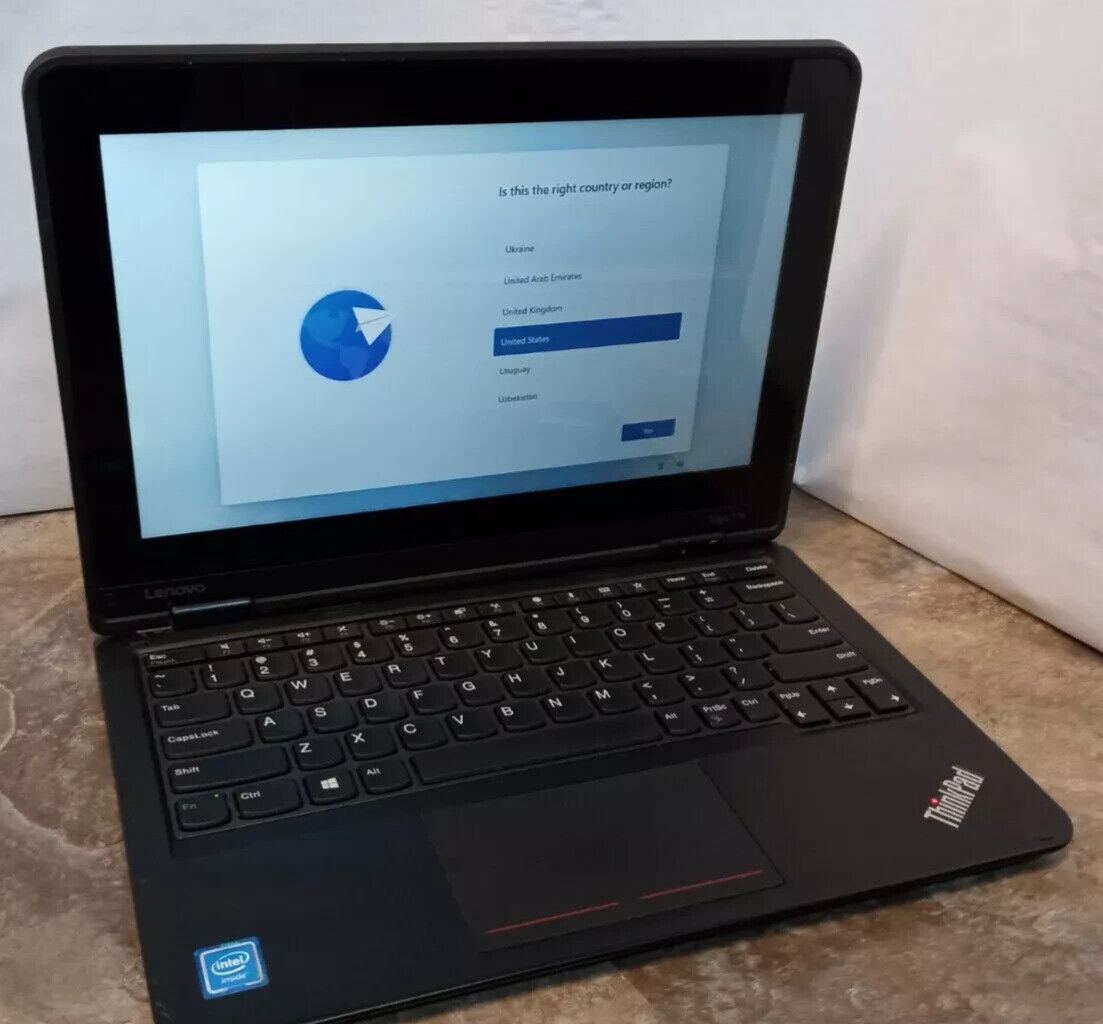 Lenovo ThinkPad Yoga 11e TouchScreen 8GB RAM 128GB SSD Windows 10