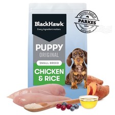 Black Hawk Puppy Small Breed Chicken & Rice | Australian Puppy Food | Growth ...