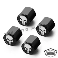 4 PCS Hexagon Valve Stem Caps Car Tire Tyre Wheel Valve Cap Black