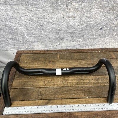 パーツ 3T TORNOVA PRO 40cm 3T Tornova Drop Handlebar 40cm 31.8 Clamp Alloy Black Road Bar