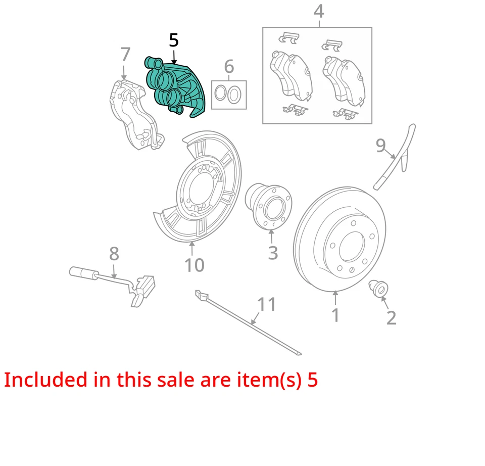 CHRYSLER DISC BRAKE CALIPER 68064360AA NEW OEM 68064360AA - Image 2 of 3