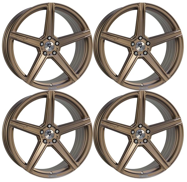 4 Mb Design Felgen KV1S 9.5Jx21 ET24 5X112 Bron FüR Porsche Macan-image