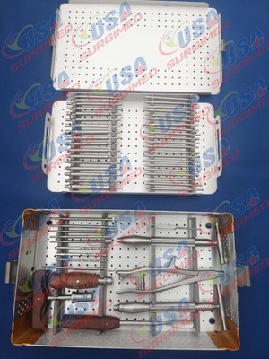 56Pcs Broken Screw Removal Set Internal Fixator Extractor Orthopedic Instruments