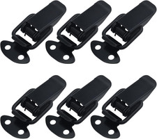 Small Spring Lock Clasp Buckle Latch for Wooden Case Toolboxes with Mounting Scr
