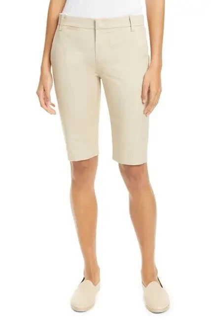 Pantalones cortos chinos de algodón elástico 2024 VINCE 16 ajuste 14W 16W Latte $228