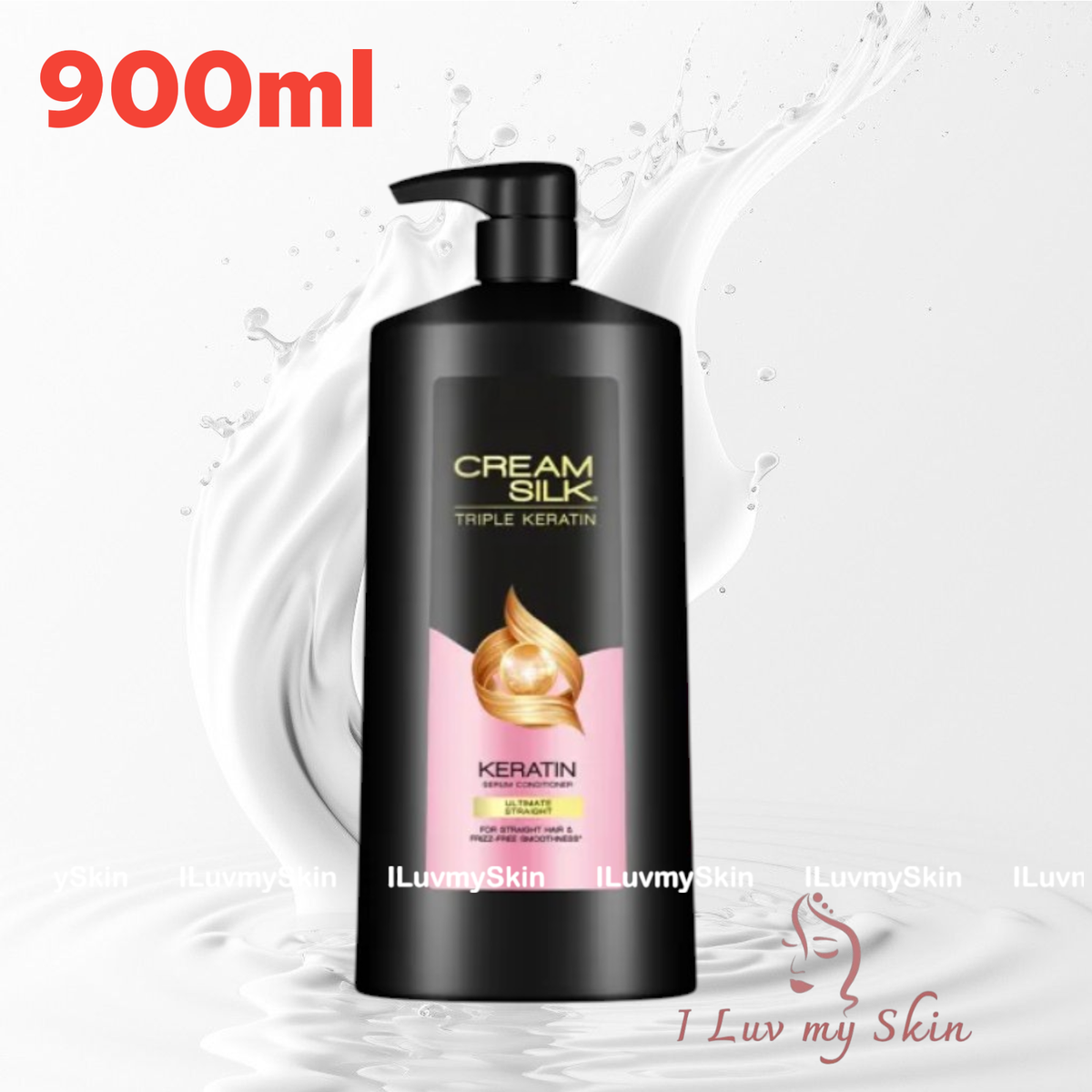 Cream Silk Triple Keratin Rescue Ultimate Straight Ultra