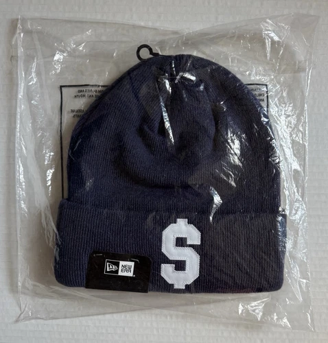 Bonnet bleu Supreme New Era $ logo dollar SS24 taille unique neuf