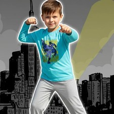 5T Toddler Boys 2-Piece PJ Set  Active-Stretch Sleepwear  Fade-Resistant PJs