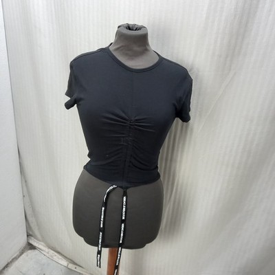 Artikel e6452 Damen Shirt Gianni Versace Jeans Couture Gr. IT 40, schwarz co
