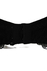 Lise Charmel Womens Rhinestone Detail Charm Accent Underwire Bra Black Size 36E