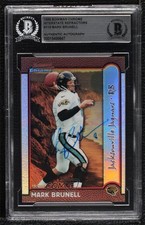 BAS 1999 Bowman Chrome Interstate Refractor /100 Mark Brunell BGS Authentic 3c7