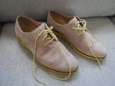 Cole Haan LUNARGRAND Womens 9 Oxford Shoes Suede Leather Wingtip Casual Sneakers