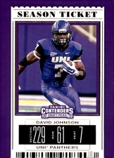 2019 Panini Contenders Draft Picks - Season Ticket David Johnson #28