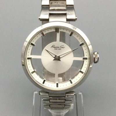 Kenneth Cole Womens Watch 36mm Silver Dial Stainless Steel KC4727 New Battery 7''