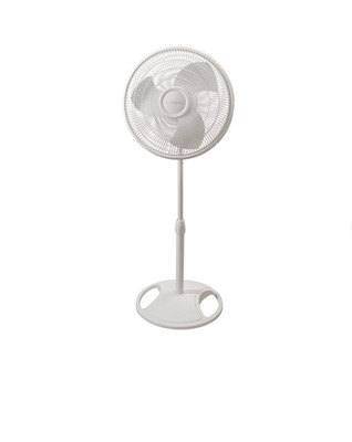 Lasko 16'' Oscillating 3-Speed Pedestal Fan, S16200, White