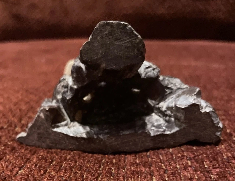 "Estatua de piedra de jabón china talla Shou Lao dios de la longevidad estatuilla 8"" sobre soporte" Foto 3 de 4