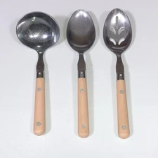 Washington Forge WF Mardi Gras Stainless Set of 3 Serving Pieces Spoons & Ladle