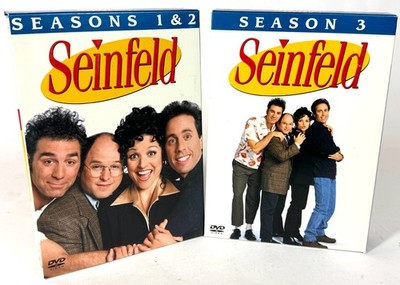 Seinfeld 1990s Comedy Complete First Second Third Season 1 2 3 DVD Set