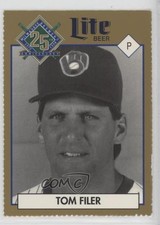 1994 Miller Brewing Milwaukee Brewers 25 Year Commemorative Tom Filer 0w6