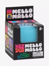 Nee Doh Needoh Mello Mallo Squishy Stress Fidget Color Changing Brand New - Blue