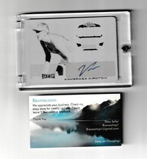 Victoria Azarenka Autograph Auto Tennis Printing Plate Leaf Signed Card 2016 1/1
