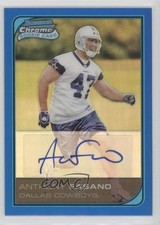 2006 Bowman Chrome Rookie Auto Blue Refractor /75 Anthony Fasano #238 Auto 0v1