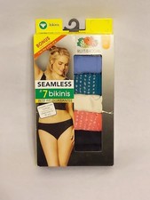 Fruit of the Loom Women's Seamless Low Rise Briefs 7 pk - Sz 6 Medium