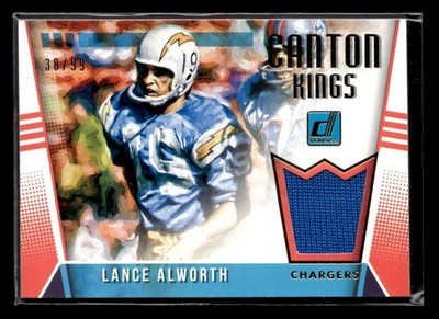 2018 Donruss Lance Alworth #14 Canton Kings Jersey Relic /99 Chargers UX8813