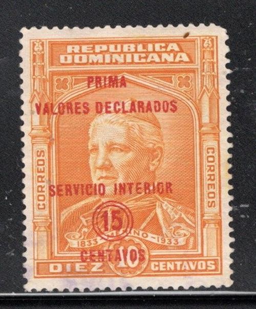 DOMINICAN REPUBLIC  STAMPS OVERPRINT USED LOT 450CO