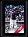 2023 Topps Chrome / Ezequiel Tovar ROOKIE ON-CARD AUTO
