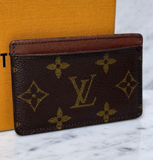 Louis Vuitton Monogram Porte Carte Campione Porta Carte Marrone Senza Scatola
