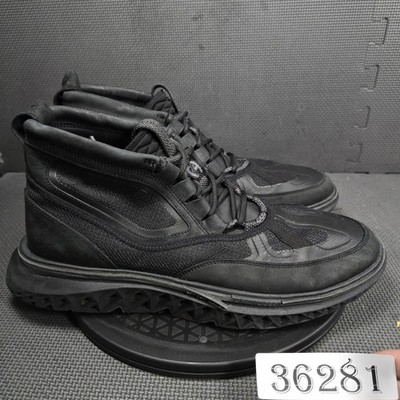Cole Haan Zerogrand Boots Mens Size 13 Black Leather Combat  display picture 1