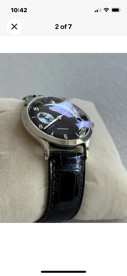 Zenith Elite Automatic Watch 37mm Ref. 01/02.1125.680 – Swiss Made - Image 2 of 4