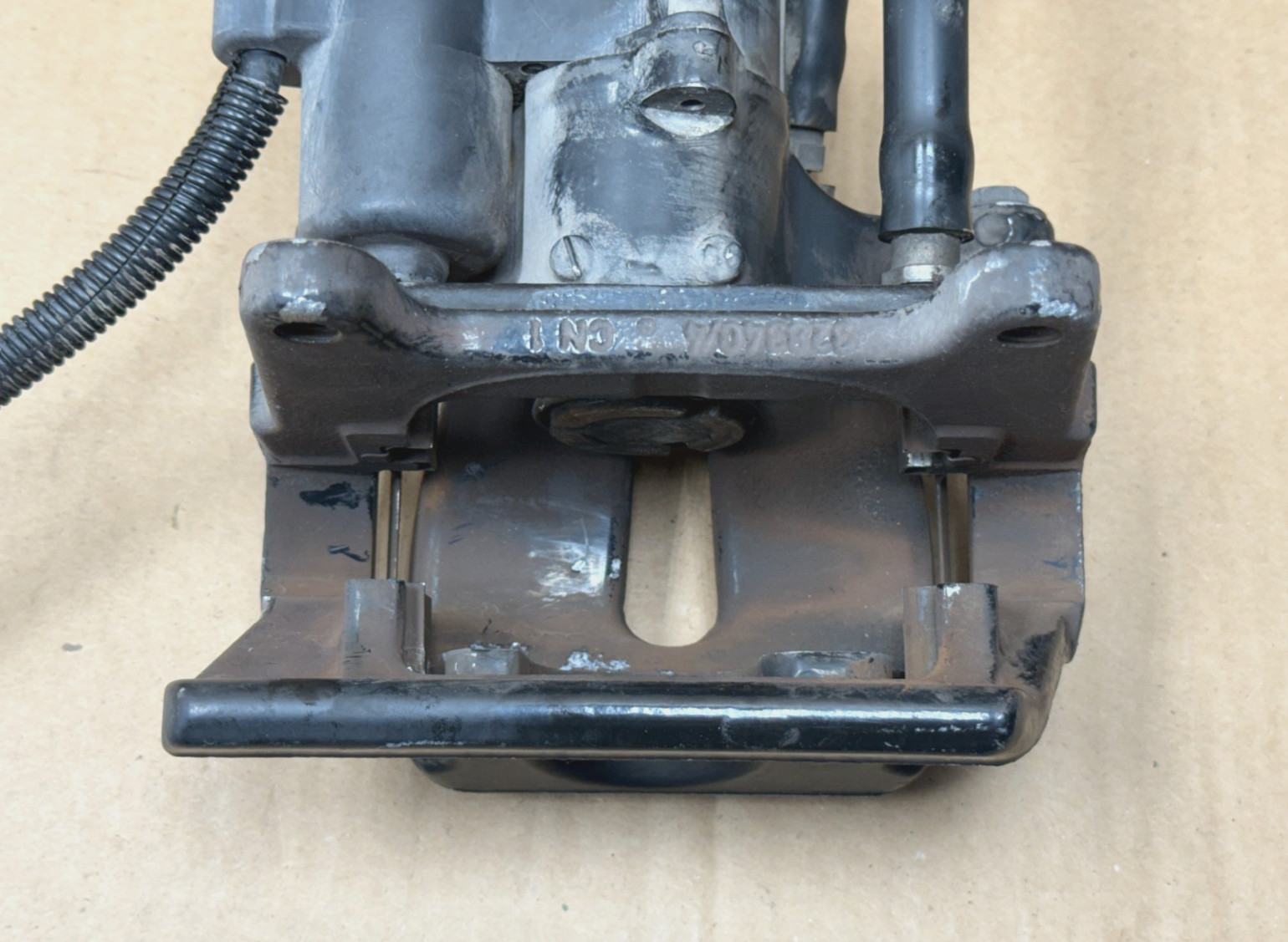 06-12 Bentley Continental Flying Spur Rear Right Pass Brake Caliper PO43 OEM