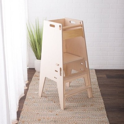 Sous-Chef Toddler Tower   Montessori Learning Tower for Toddlers with Full Plate