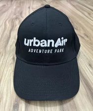 Urban Air Baseball Cap Adventure Park Trampoline New Logo Black Hat Fun Express
