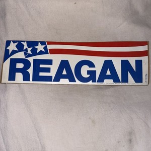 Vintage Reagan Bumper Sticker