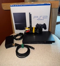 Sony PlayStation 2 PS2 Slim SCPH-70012 - Black DOES NOT READ DISCS - REGION FREE