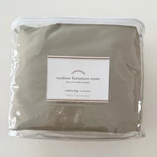 POTTERY BARN Universal Outdoor Furniture Cover for Cushion Bag : Khaki  -  NWT