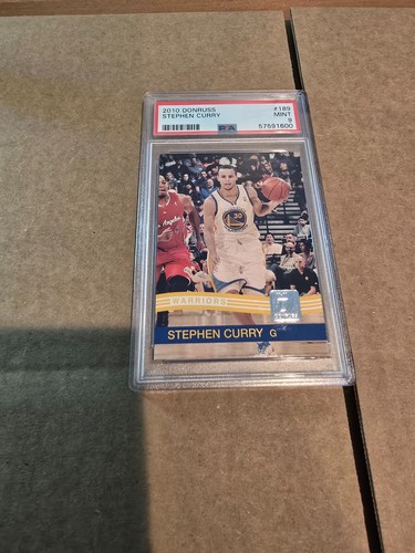 2010-11 Donruss - Stephen Curry #189 - PSA 9 - Warriors