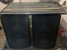 SR. PA System With Desk .900w Per Side .suitable Large Venues. Weddings Etc