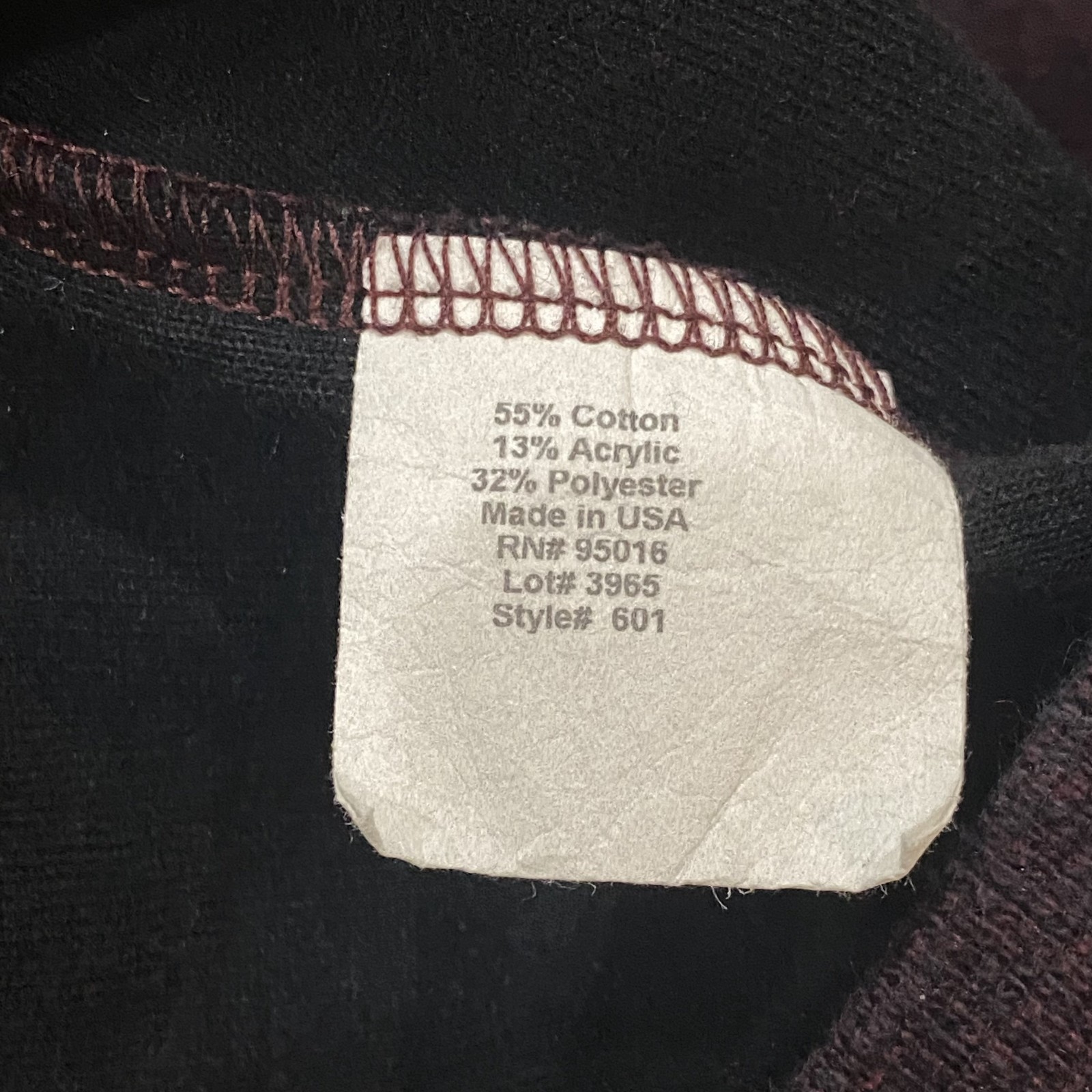 Straight Down Golf Textured Pullover Burgundy 1/4… - image 4